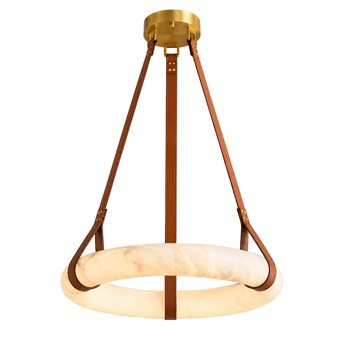 Oslo Alabaster Ring Chandelier