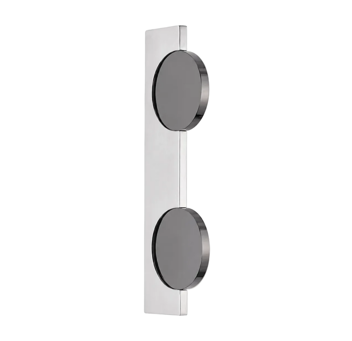 Chrome Double-Head Wall Sconce