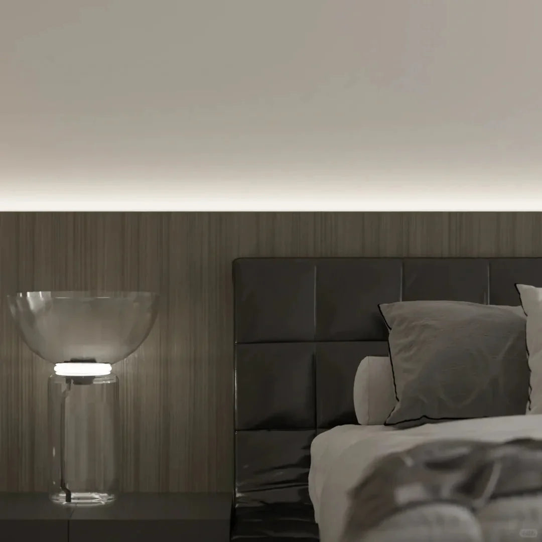 Luma Arco Glass Floor Lamp