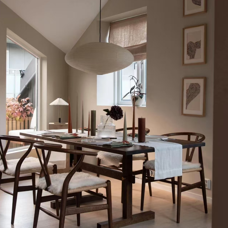 Akari Washi Oval Pendant Light