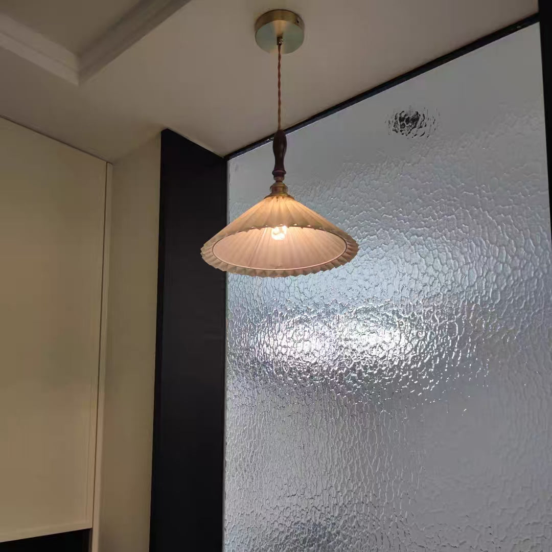 Arden Pleated Dome Pendant