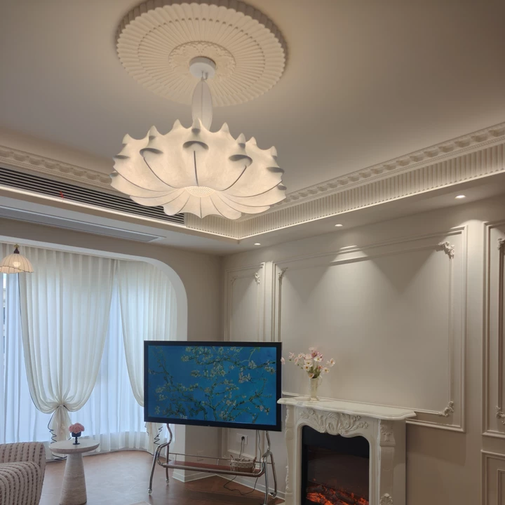 Zephyr Silk Petal Chandelier