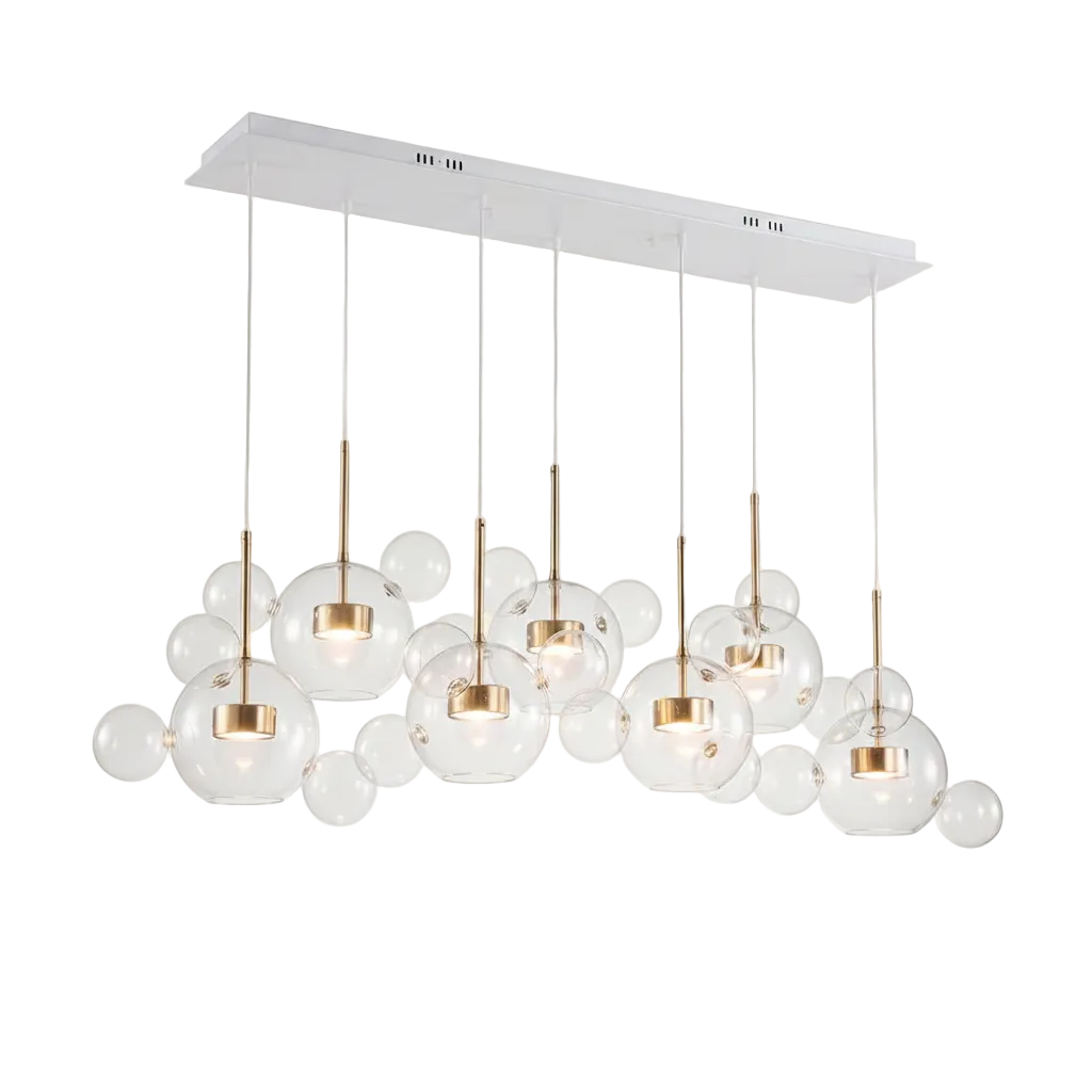Cove Bubble Linear Chandelier