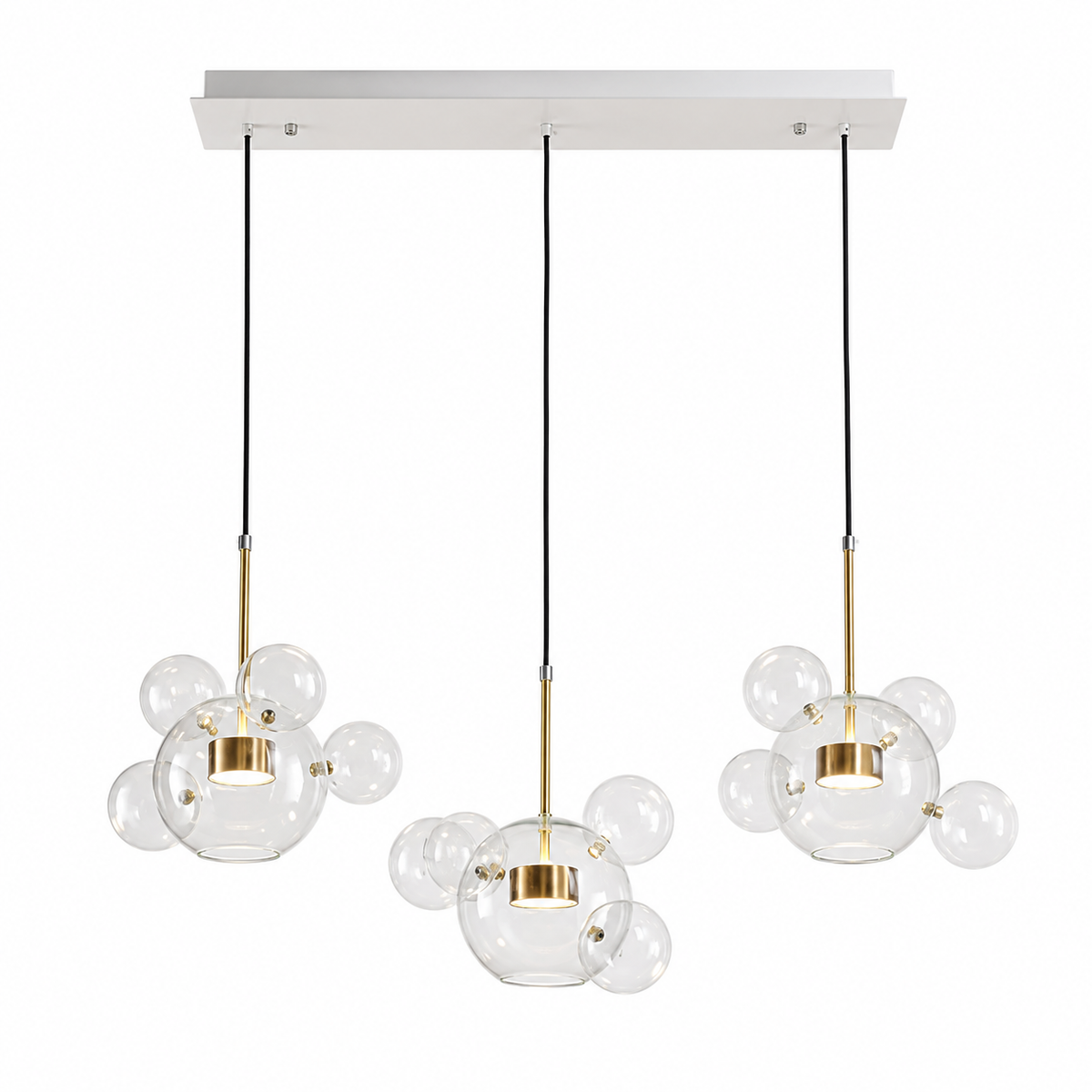 Cove Bubble Linear Chandelier