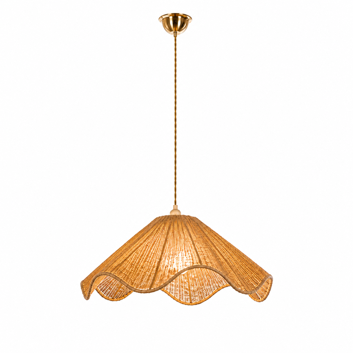 Soleil Wheat Wave Pendant