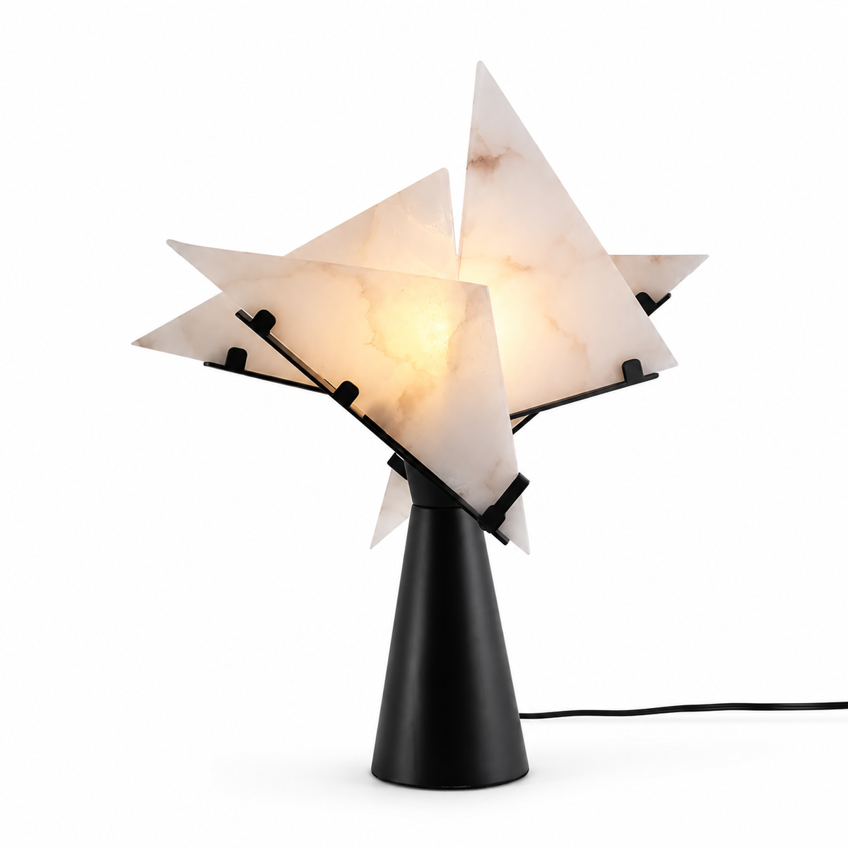Shard Alabaster Table Lamp