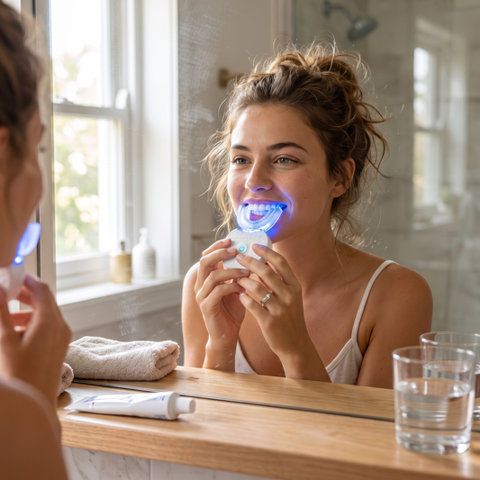 Gentle Cleaning Ultrasonic Toothbrush lifestyle