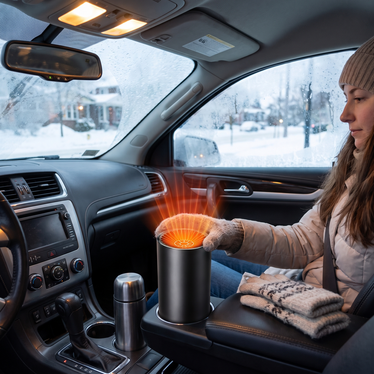 Car Warm Air Blower Portable Heater Compact Automotive lifestyle