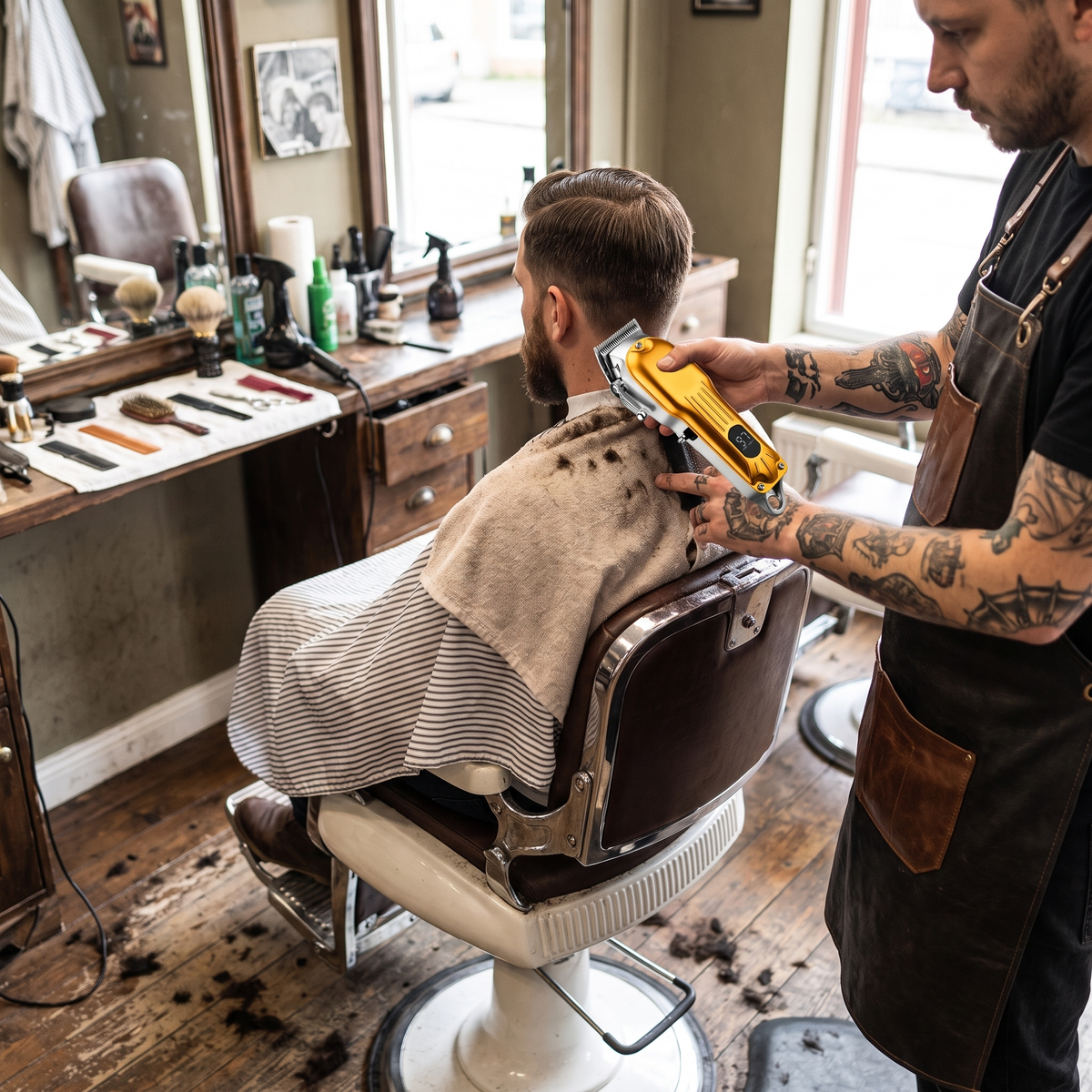 Powerful Motor Hair Beard Trimmer Sharp Blade Skin Fade lifestyle
