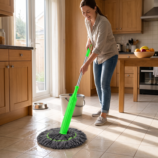 Dehydrated Mop Quick Dry Home Cleaning Efficient Use lifestyle