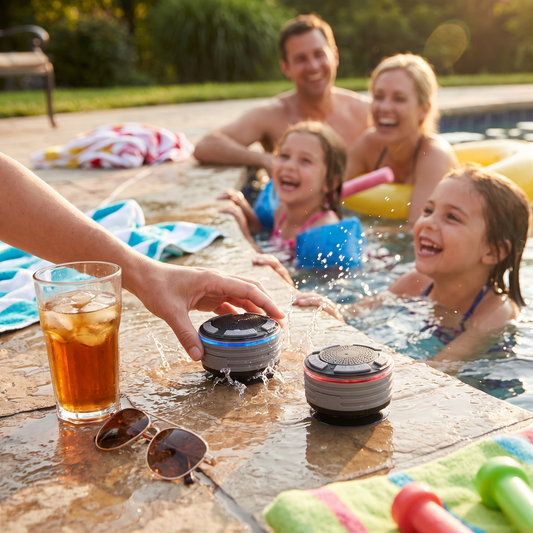 Bluetooth Speakers Shower Wireless Waterproof Design lifestyle