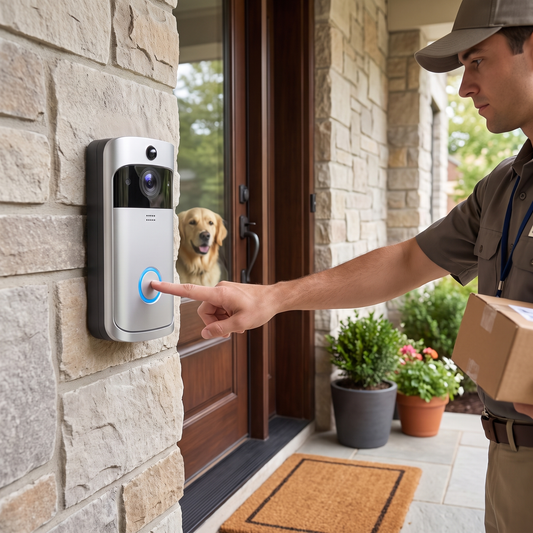 Wireless Video Doorbell HD WIFI Camera Night Vision lifestyle