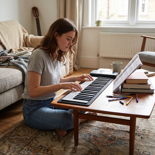 Roll Up Piano Flexible Design Portable Integrated Speaker lifestyle