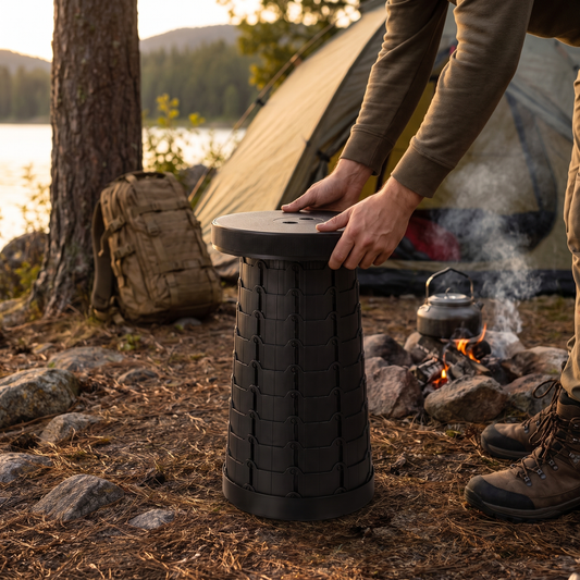 Retractable Stool Camping Portable Lightweight Design lifestyle