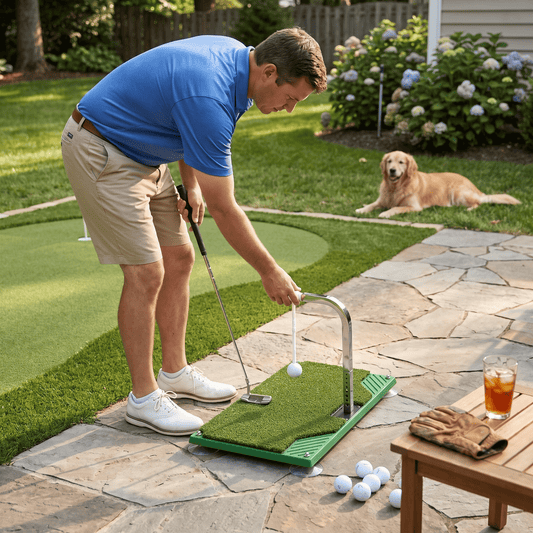 Outdoor Golf Swing Trainer Hitting Aid Portable Foldable lifestyle