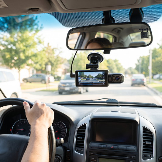 Multi Channel Dash Cam Full HD Loop Recording Dual Lens lifestyle