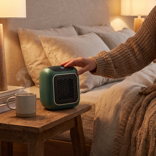 Electric Space Heater Compact Energy Efficient Design lifestyle