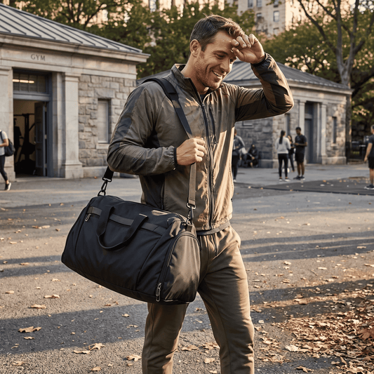 Travel Duffel Bag Waterproof Gym Sport Shoe Compartment lifestyle