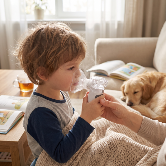 Ultrasonic Nebuliser Portable Compact Design lifestyle