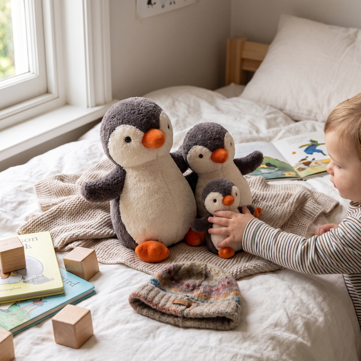 Stress Relief Toy Penguin Stuffed Animal Soft Plush lifestyle