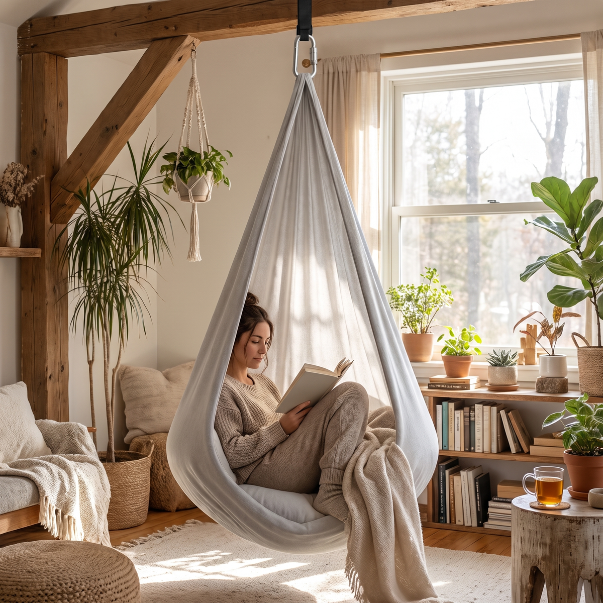 Durable Therapy Swing Comfortable Sensory Indoor Use lifestyle