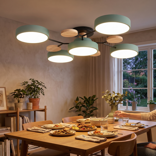 Energy Efficient Semi Flush Ceiling Light LED Chandelier lifestyle