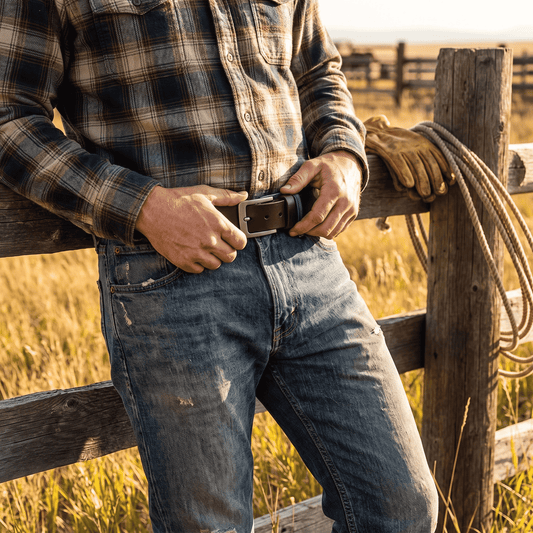 Pin Buckle Leather Belt Durable Casual Adjustable Fit lifestyle