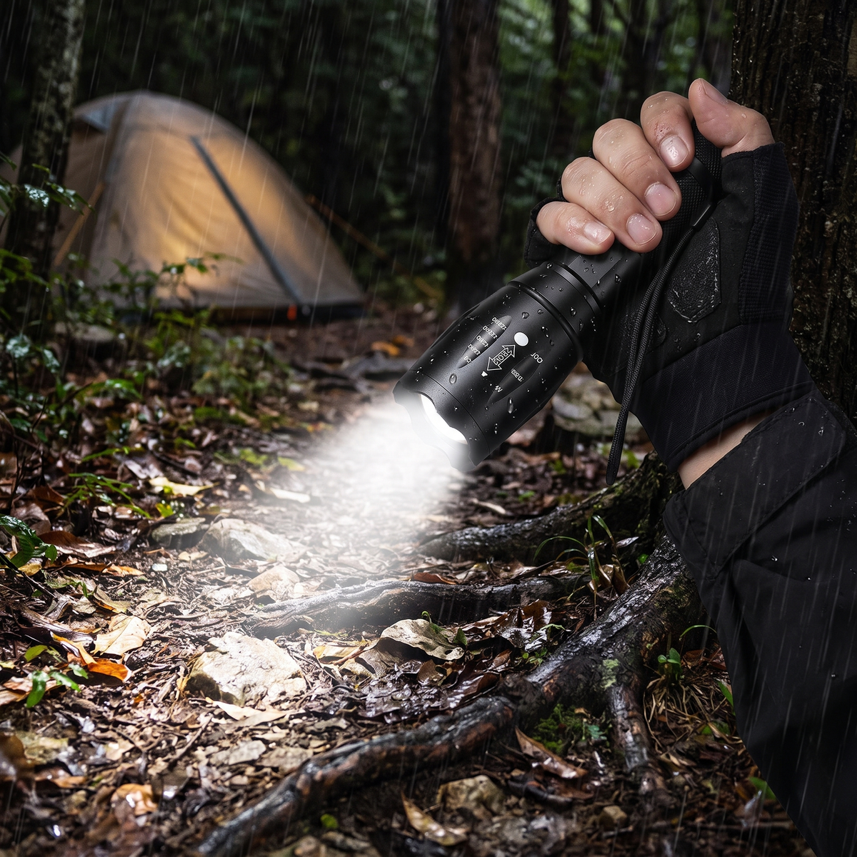 High Power Flashlight LED Tactical Waterproof Multi Mode lifestyle