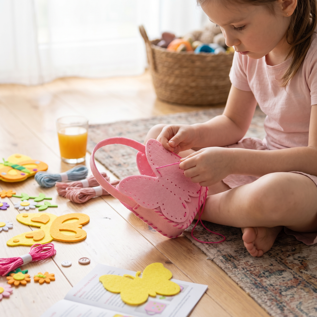 Children Sewing Kit Craft Creative Activity Set