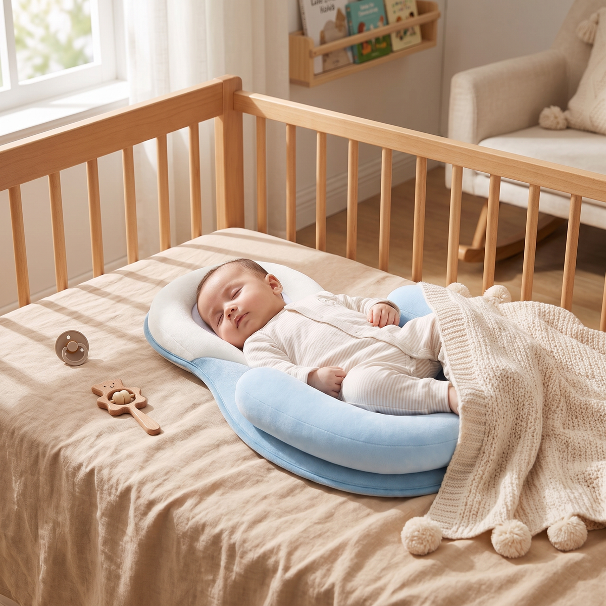 Baby Head Support Pillow Infant Stroller Car Seat