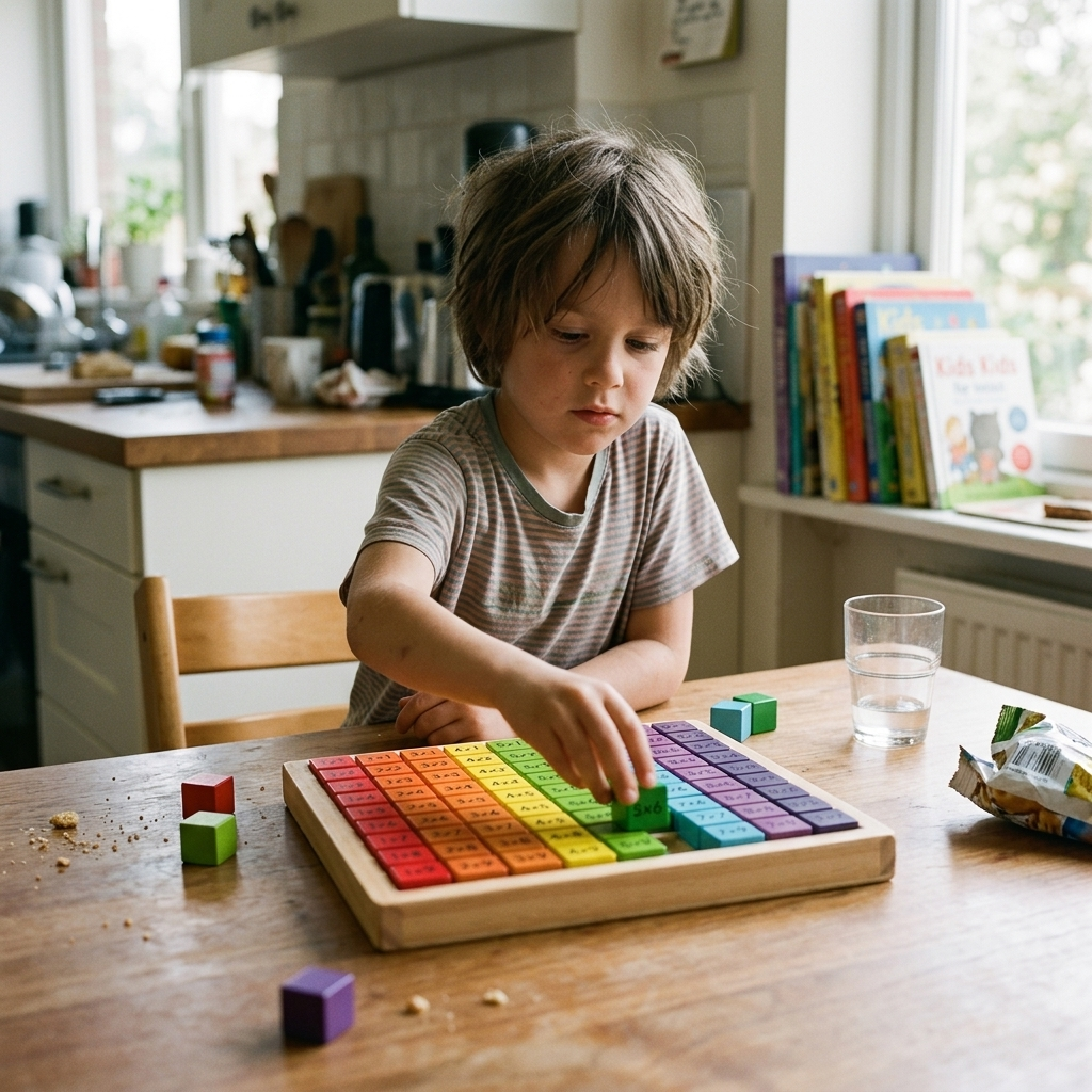 Educational Toys Kids Multiplication Learning Board