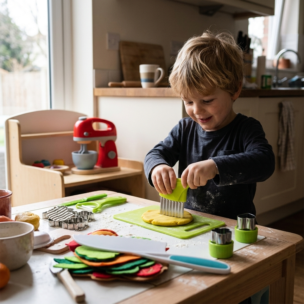 Children's Kitchen Set Play Safe Cutting Tools