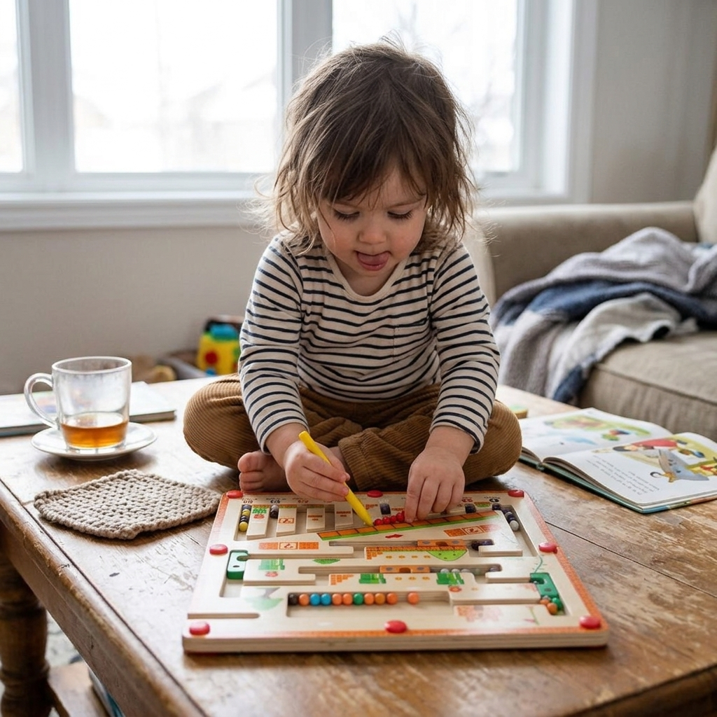 Educational Toy Toddlers Fine Motor Skills Magnetic Maze