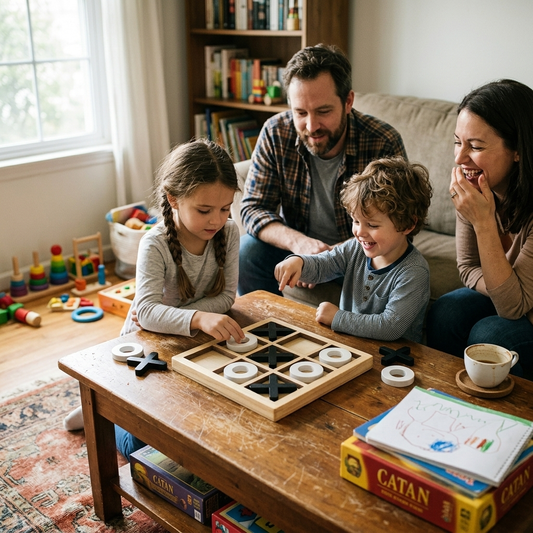 Family Board Game Tic Tac Toe Classic Fun All