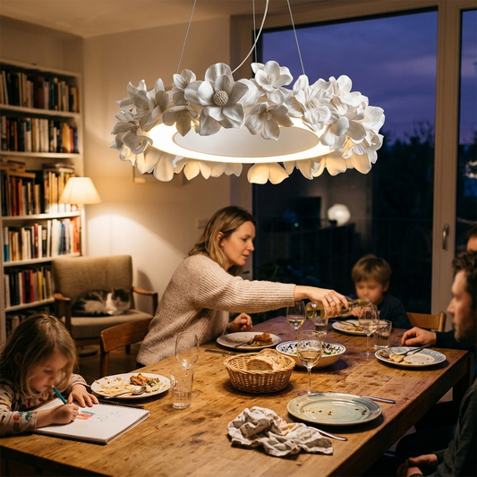Luma Bloom Ring Chandelier