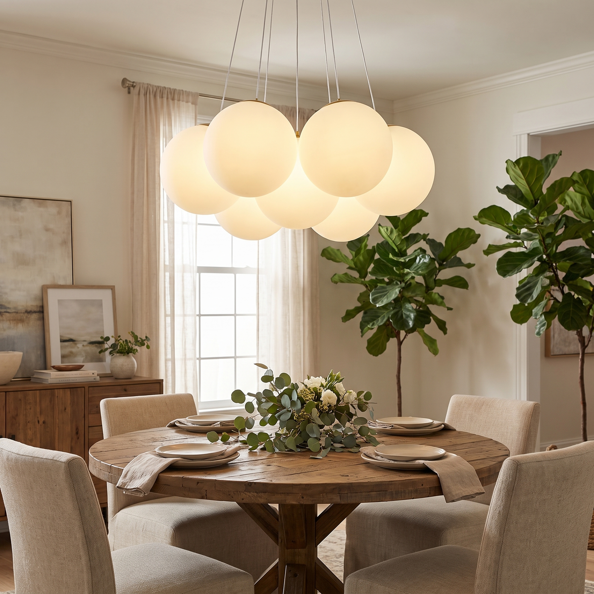 Orla Multi-Arm Globe Chandelier