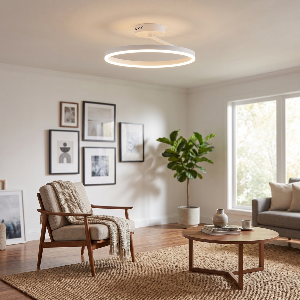 Arc Ring LED Flush Mount