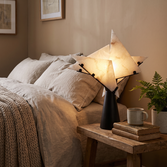 Shard Alabaster Table Lamp