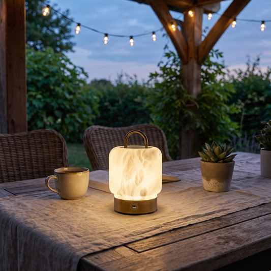 Noma Cordless Alabaster Table Lamp