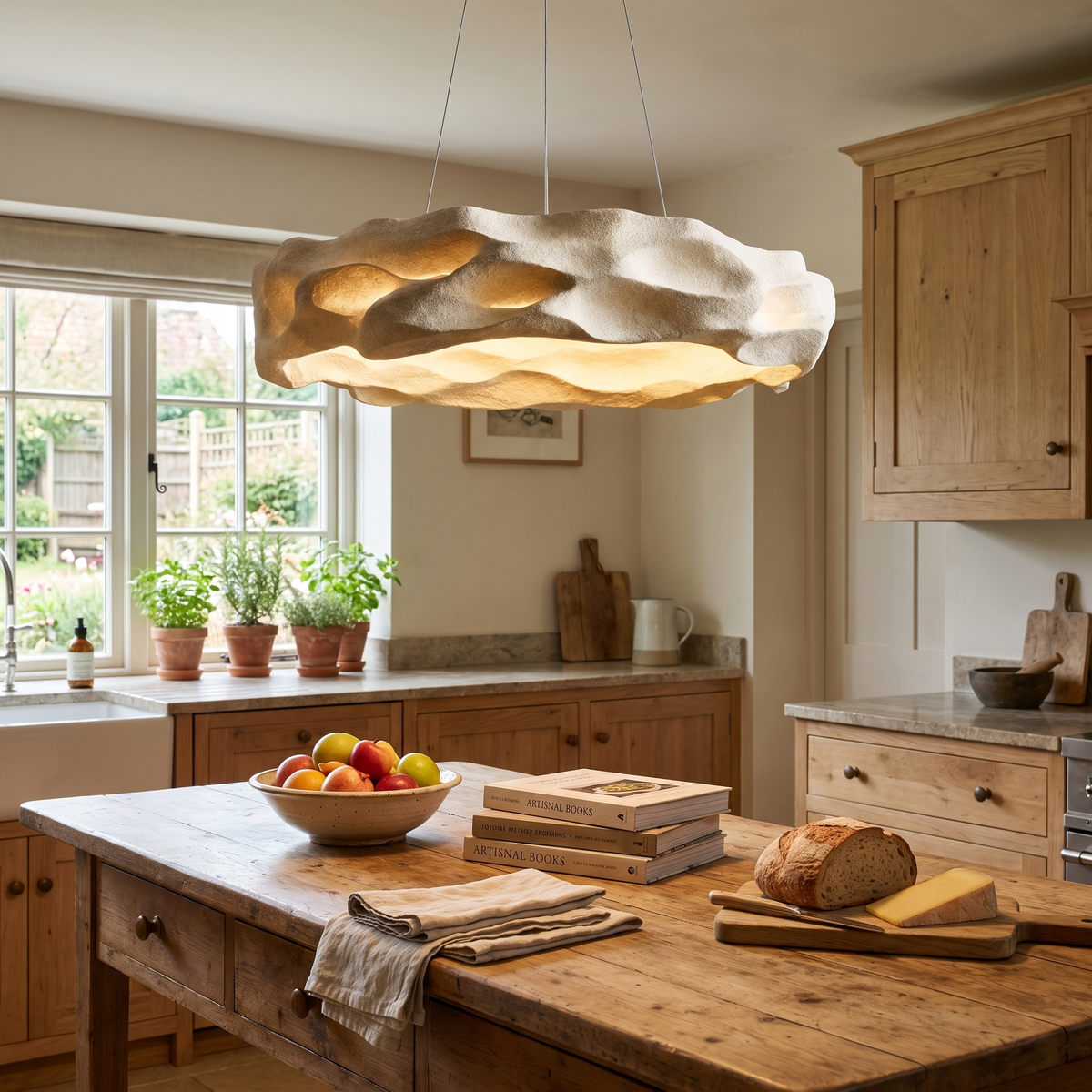 Noma Cloud Disc Pendant Light