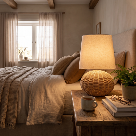 Wabi Rattan Woven Table Lamp