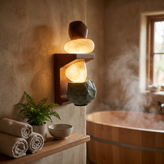 Zen Pebble Wall Sconce