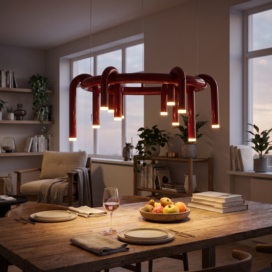 U-Loop Round Pendant Light