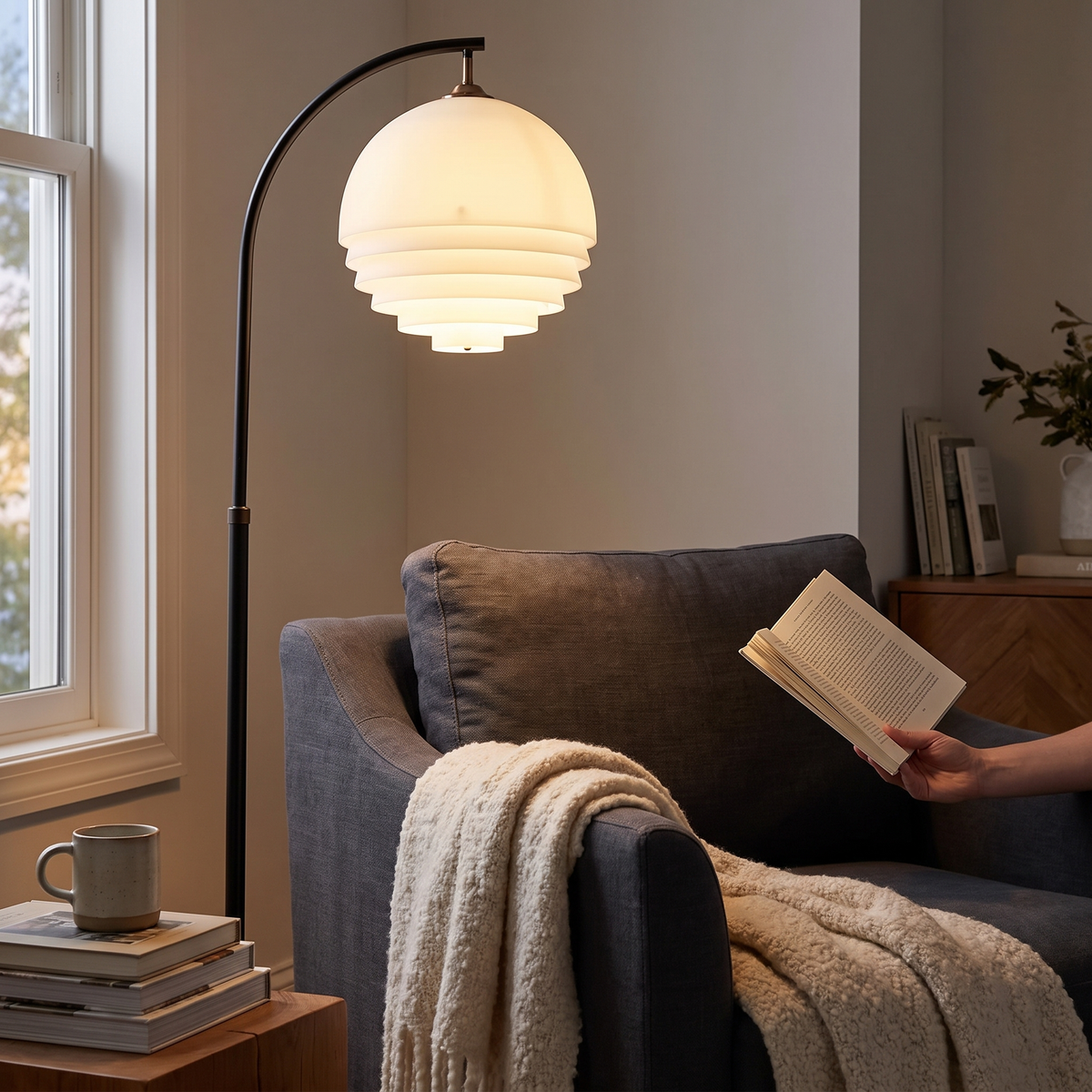 Sunset Arc Floor Lamp