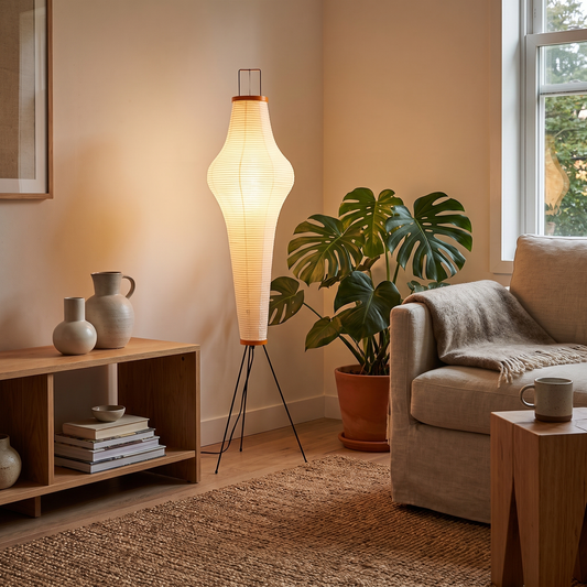 Akari Washi Column Floor Lamp