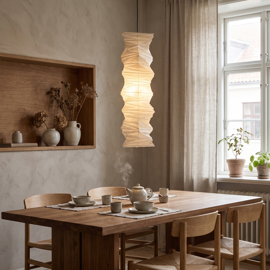 Akari Washi heteroideus Chandelier