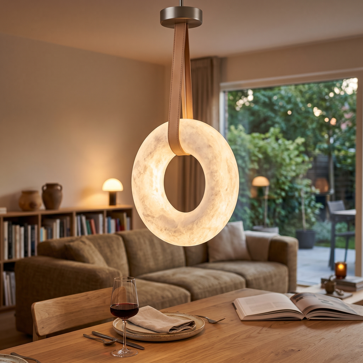 Oslo Alabaster Pendant Light
