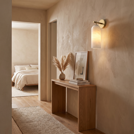 Alba Alabaster Wall Sconce