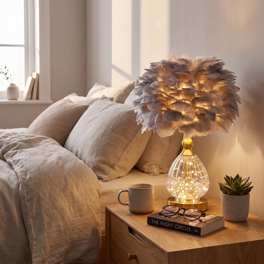 Plume Feather Table Lamp