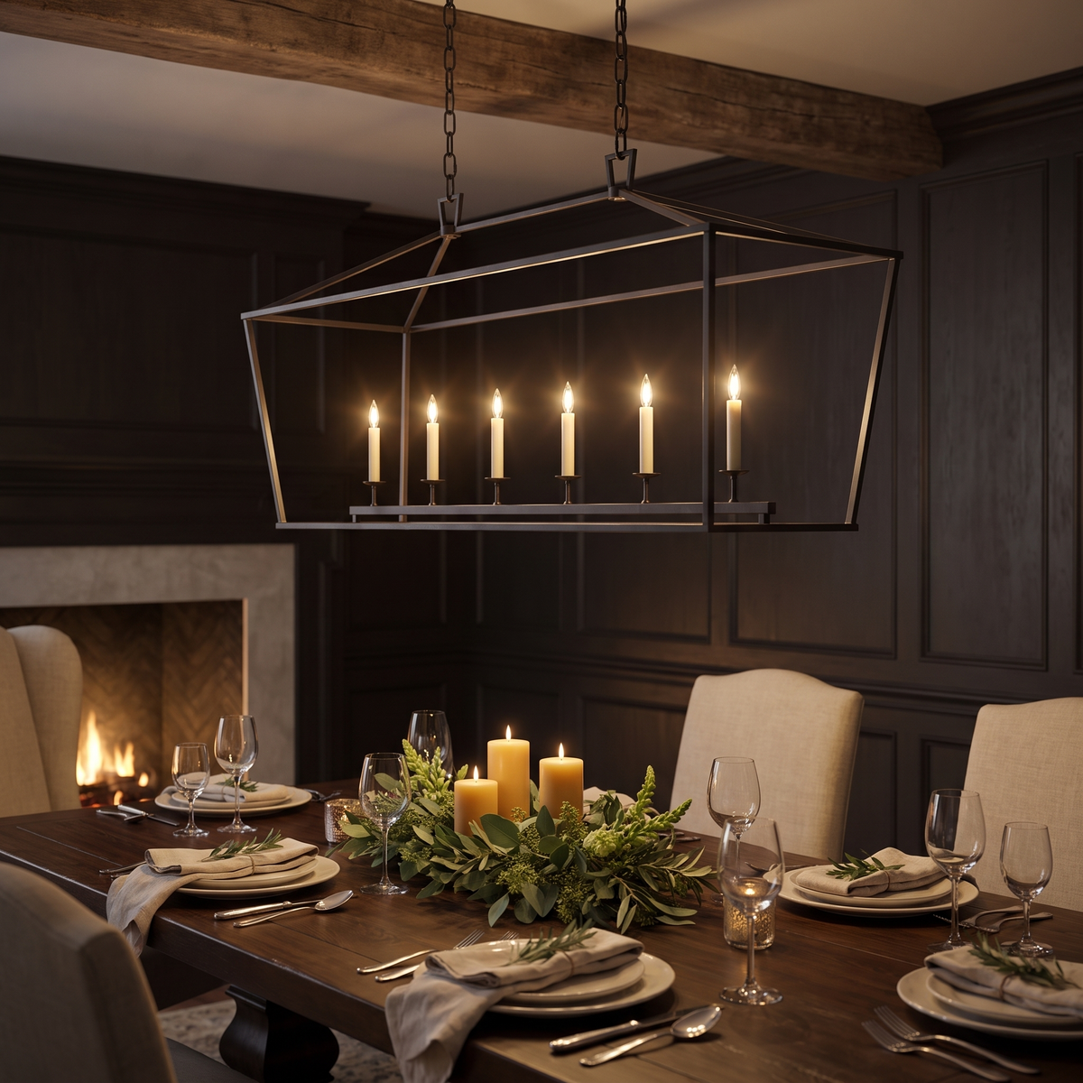 Daven Lantern Chandelier